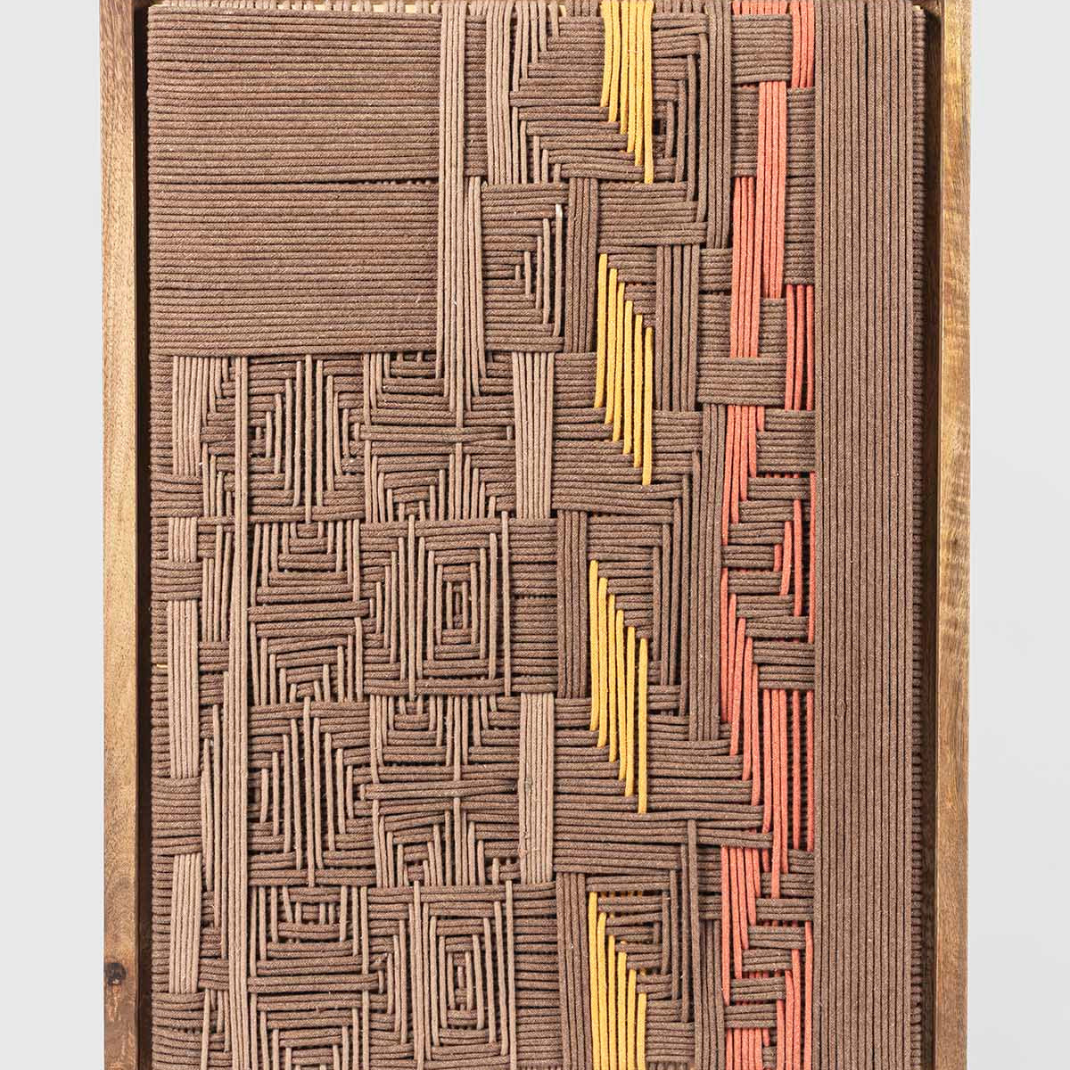 61661 | Rope Wall Art with Wooden Frame – Manglam Arts